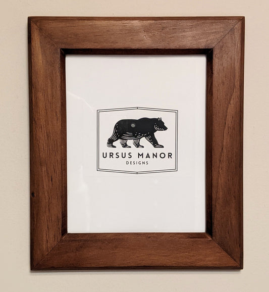 Stained Pine Picture Frame - English Chestnut